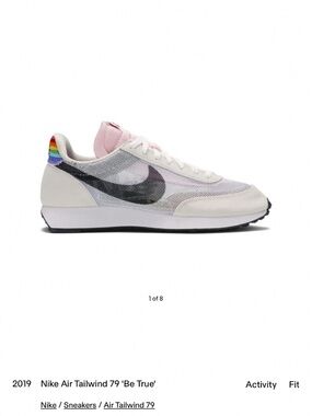 Nike Air Tailwind 79 'Be True' Pride sneaker size 9.5